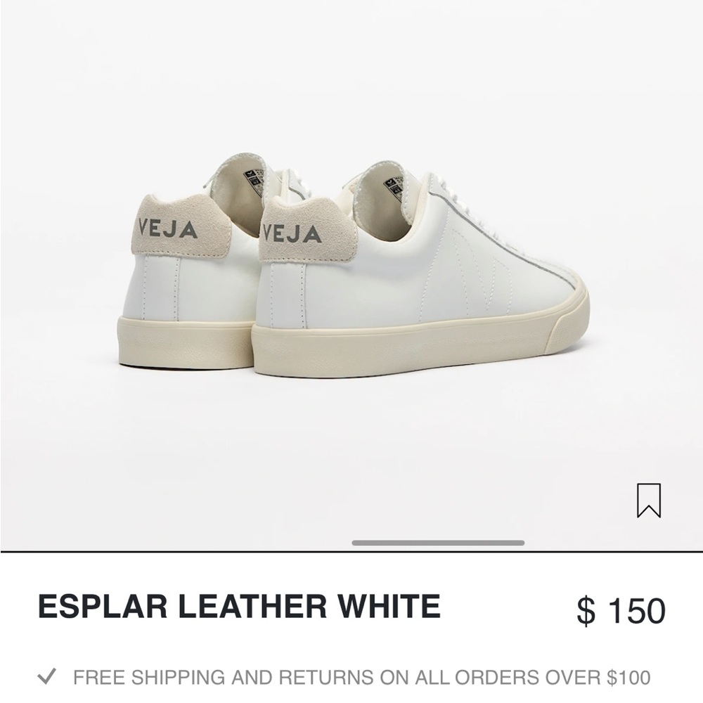 Veja Esplar leather white sneakers